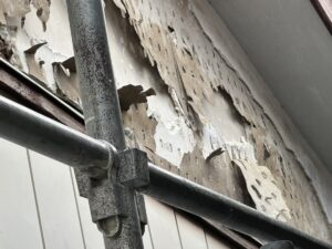 漆喰　下地劣化