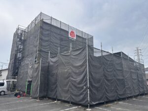 外壁屋根塗装 足場