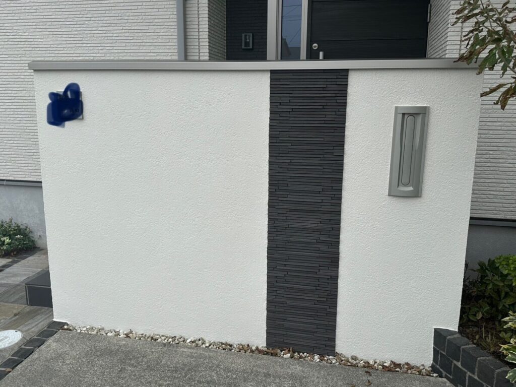 門柱塗装