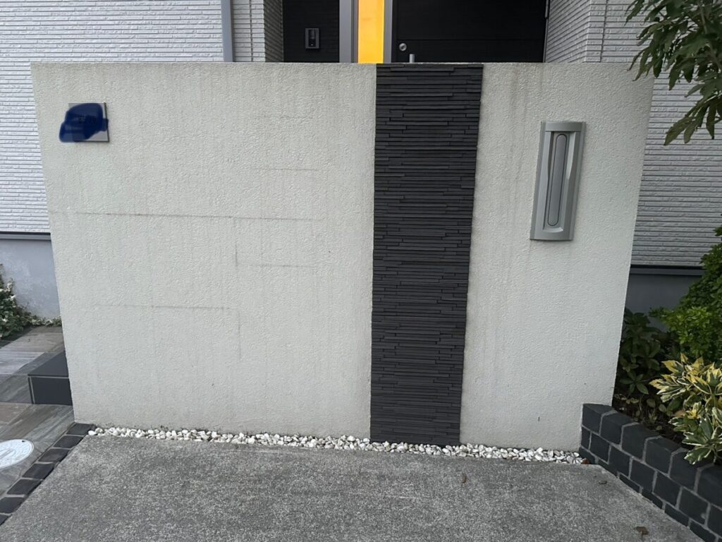 門柱塗装