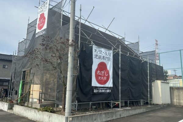 足場　屋根足場